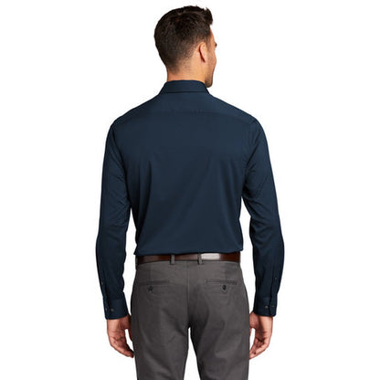 NEW INSIGNIA MEN'S - Port Authority ® City Stretch Shirt - River Blue Navy