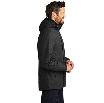 NEW INSIGNIA - MEN'S Port Authority® All-Weather 3-in-1 Jacket - Black