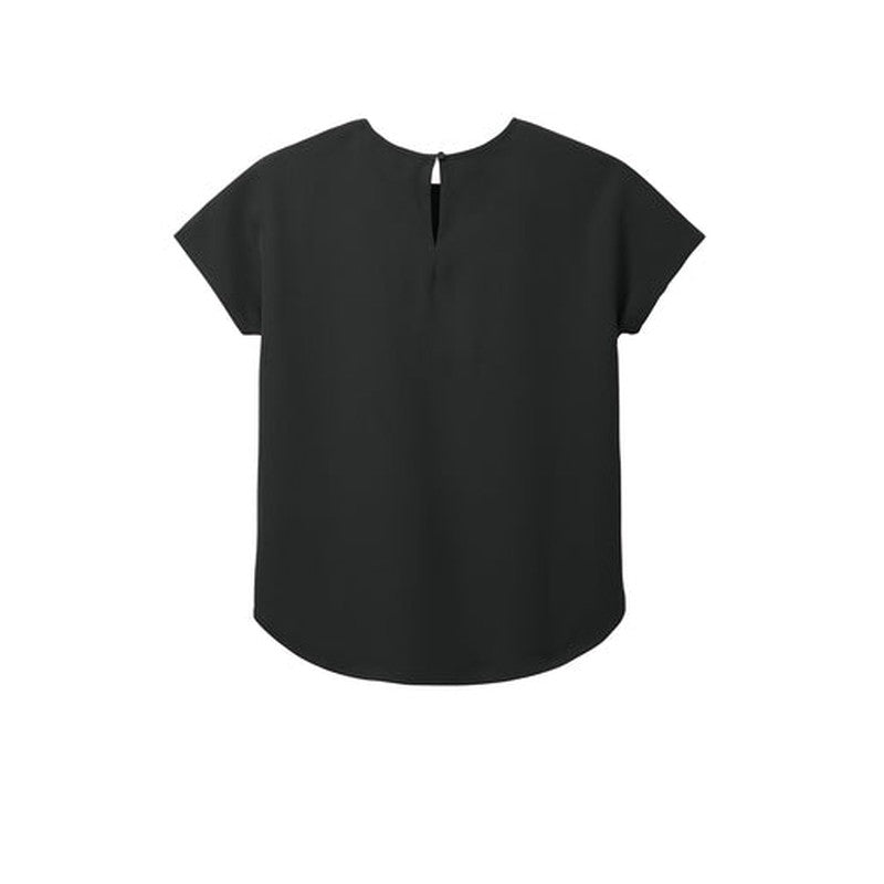 NEW INSIGNIA - Mercer+Mettle™ Women's Stretch Crepe Crew - Deep Black