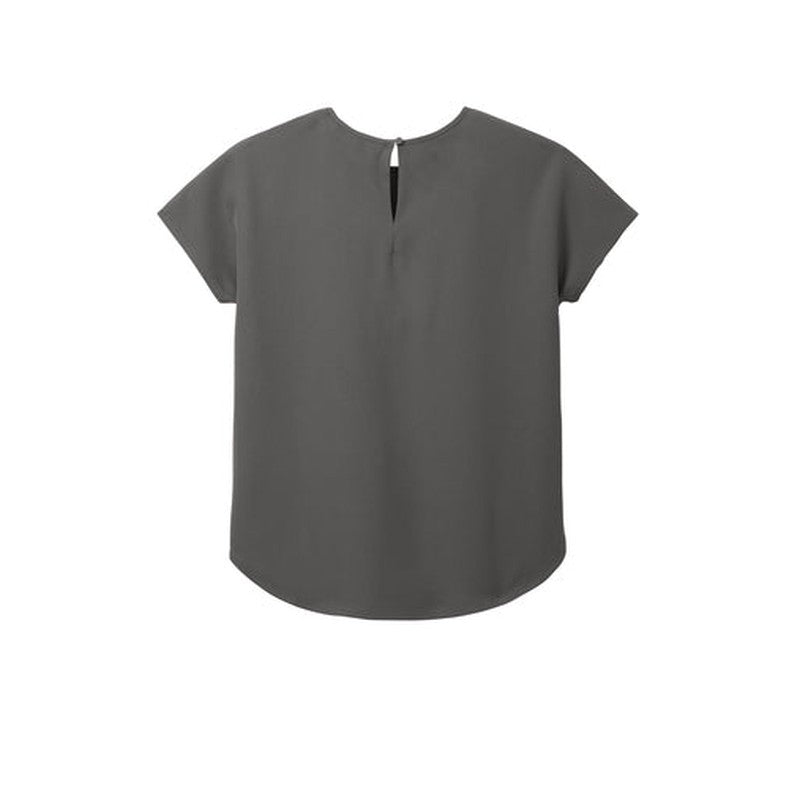 NEW INSIGNIA - Mercer+Mettle™ Women's Stretch Crepe Crew - Anchor Grey