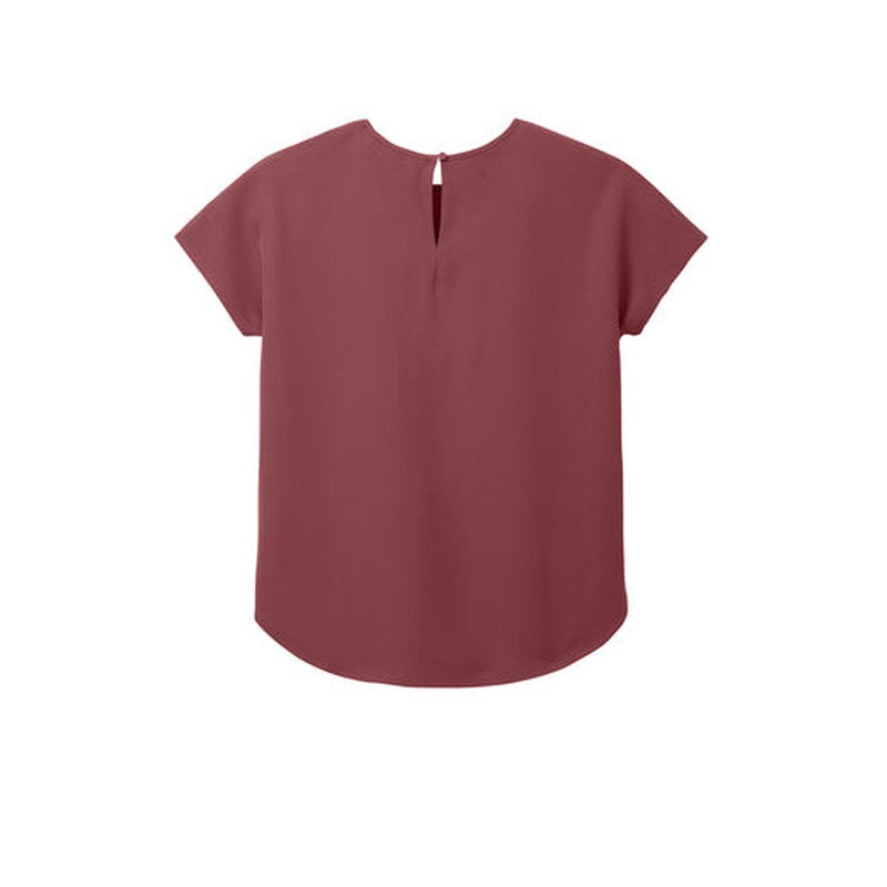 NEW INSIGNIA - Mercer+Mettle™ Women's Stretch Crepe Crew - Rosewood